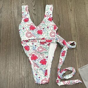 NWT Toluca Artemis Midi Wrap One Piece Swimsuit Renaissance Size XS
